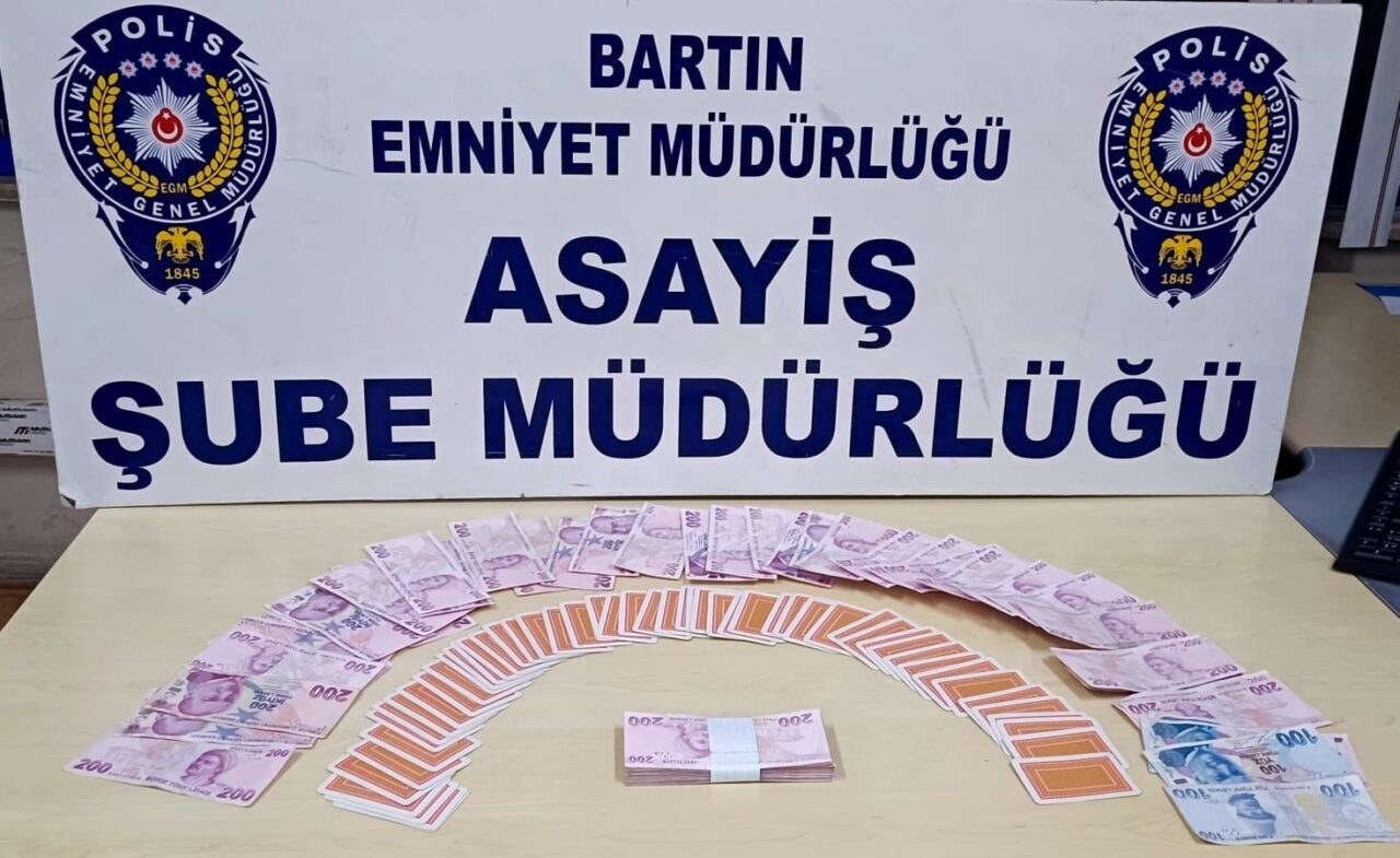 Bartın’da kumar baskını