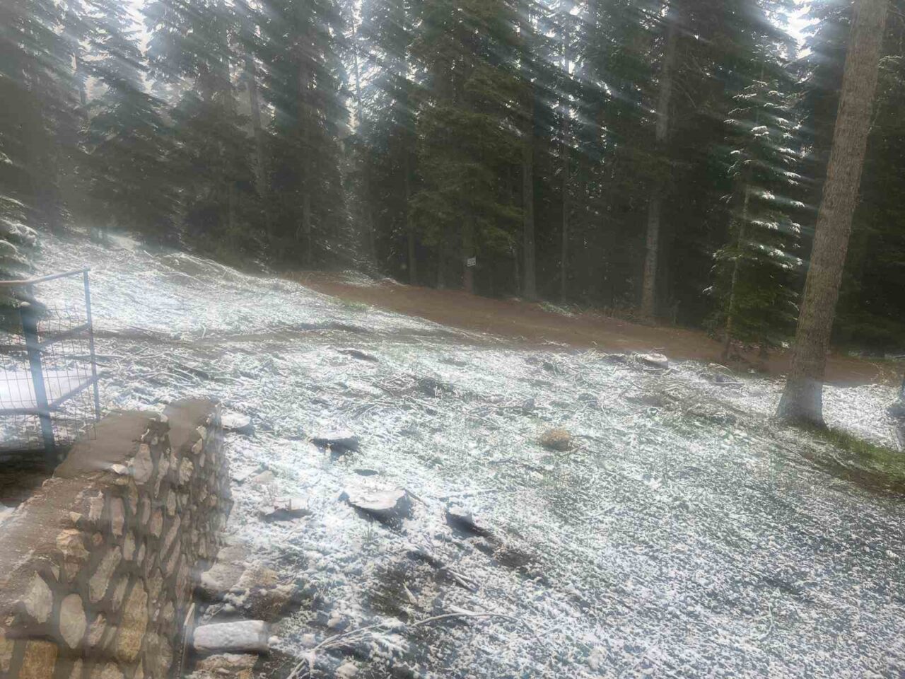 Kastamonu’da Mayıs ayının ortasında kar sürprizi
