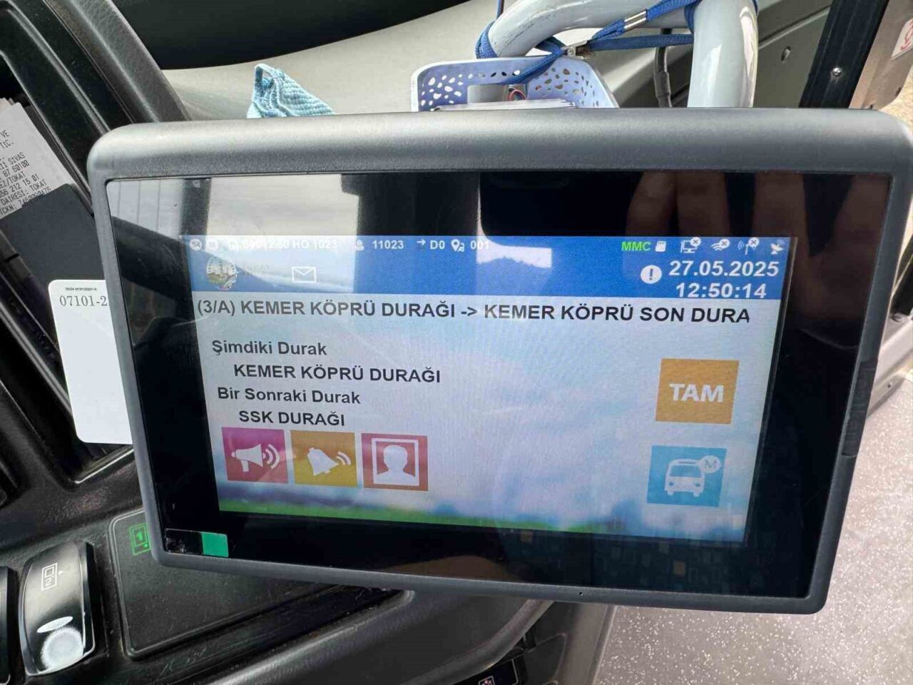 Tokat şehir içi halk otobüslerinde teknolojik dönüşüm başladı