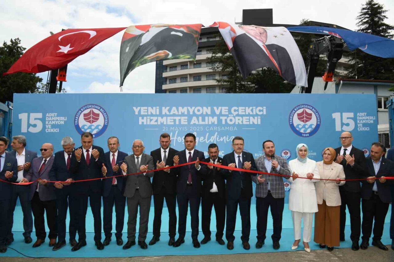 Trabzon Büyükşehir araç filosunu güçlendiriyor