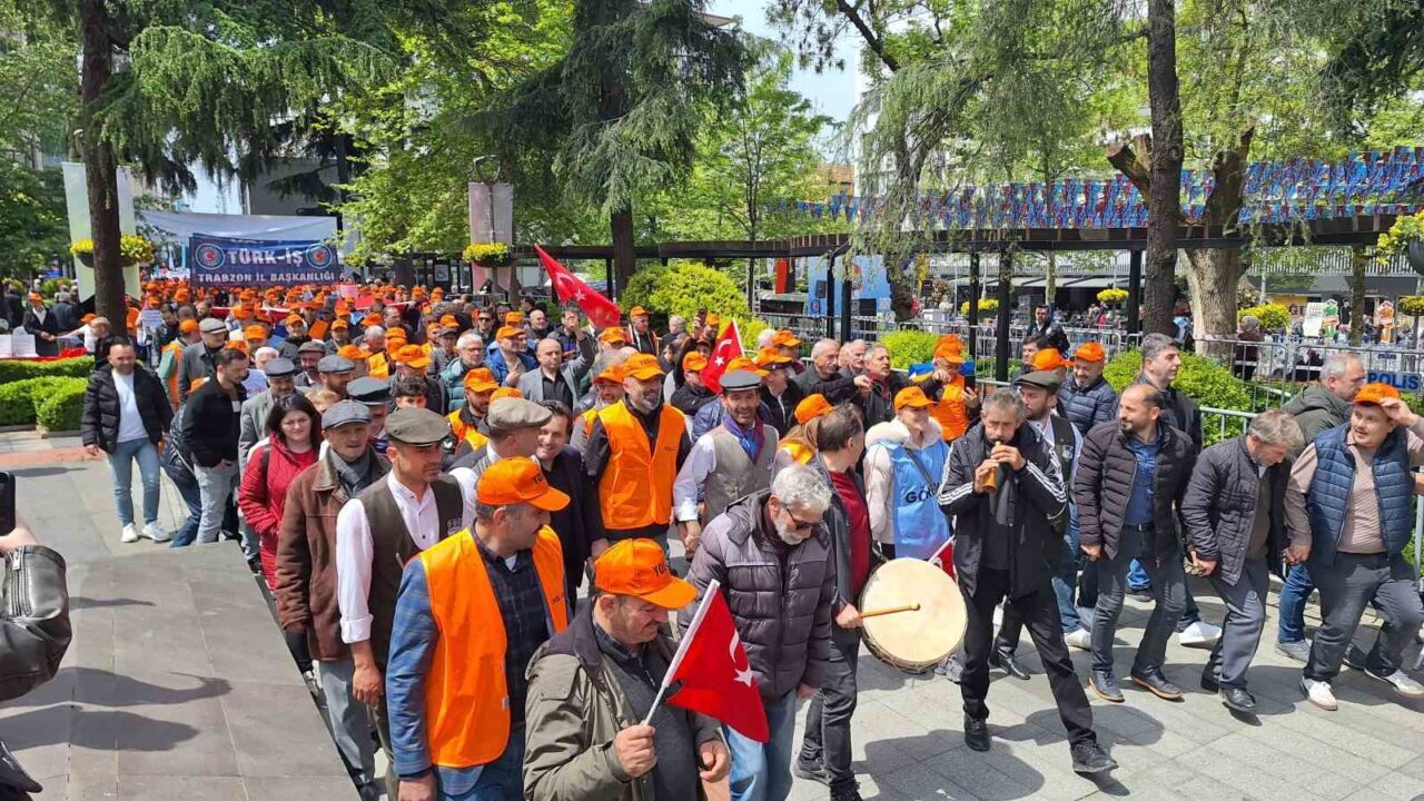 Trabzon’da 1 Mayıs kutlamaları