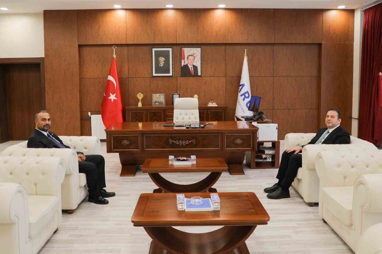 Başsavcı  Şahin’den Rektör Akkaya’ya hayırlı olsun ziyareti