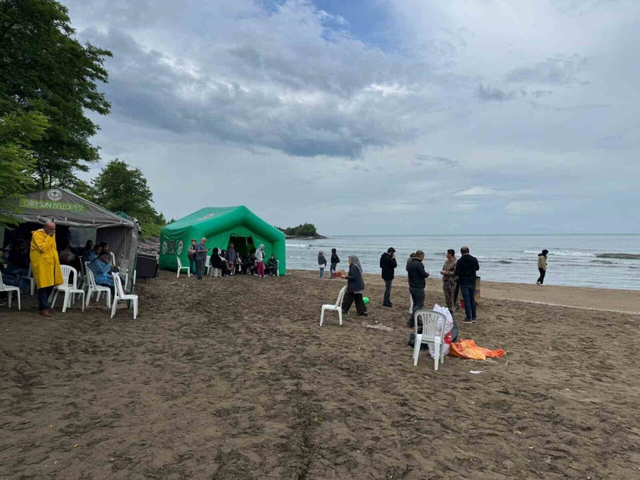 Giresun’da denizde kaybolan çocuğu arama çalışmaları devam ediyor