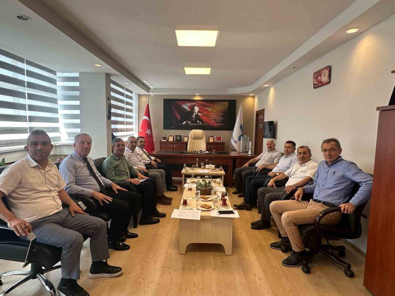 Hükümlü ve yükümlülerin istihdamına yönelik işbirliği protokolünün toplantısını gerçekleştirdiler