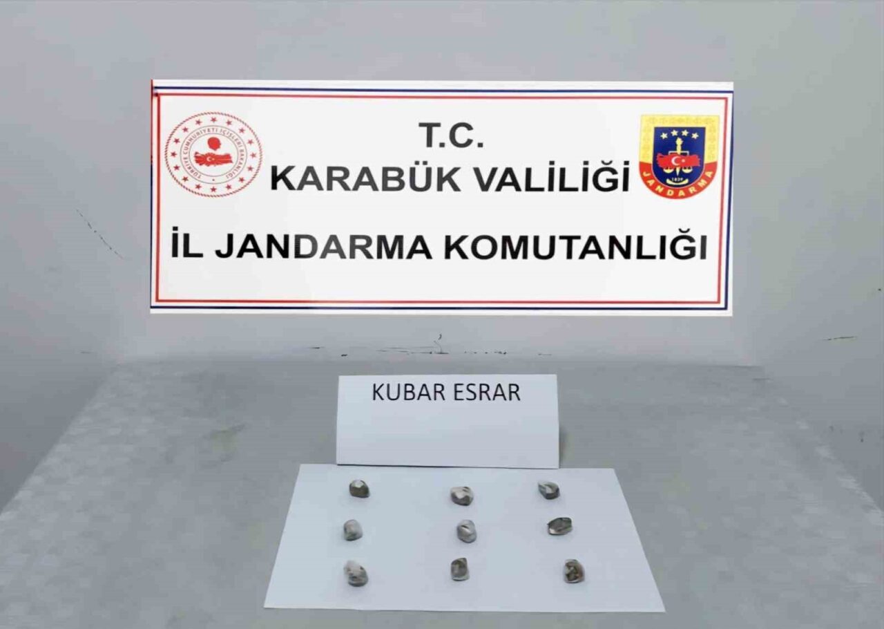 Karabük’te kubar esrar ele geçirildi