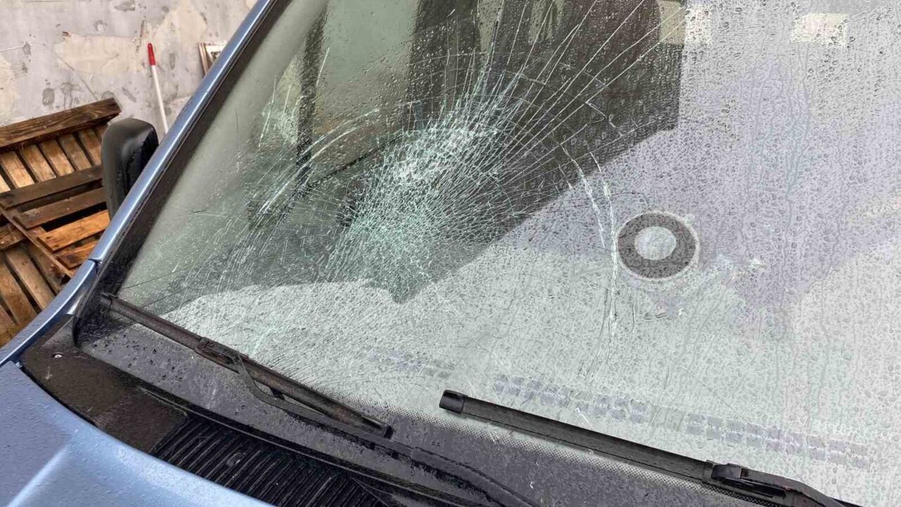 Karayolundaki karacayı telefonu ile kayda alırken bunun olacağını hiç aklına getirmedi