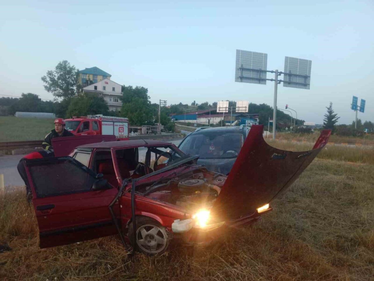 Kastamonu’da iki ayrı trafik kazasında 3 kişi yaralandı
