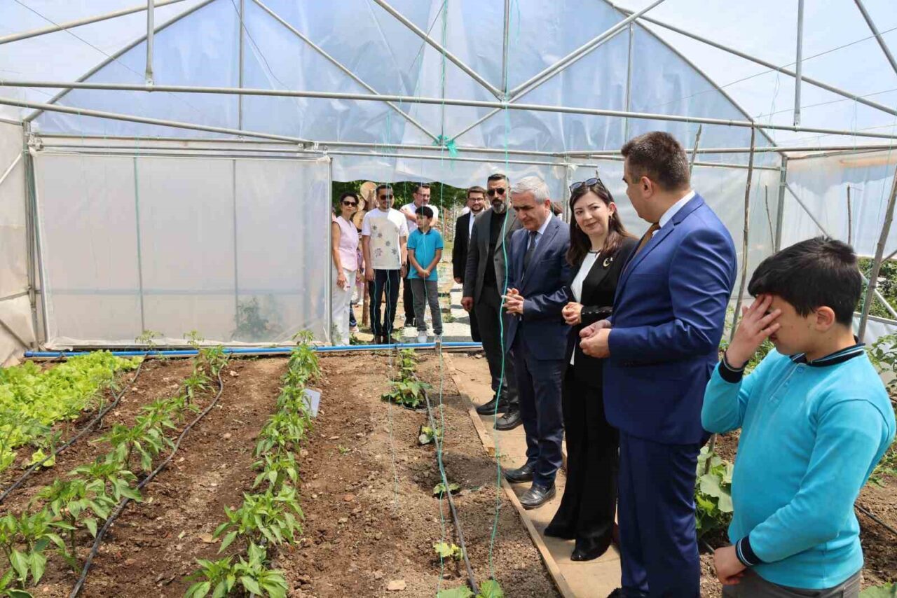 Öğrenciler bu bahçede sebze ve meyve yitiştirecek