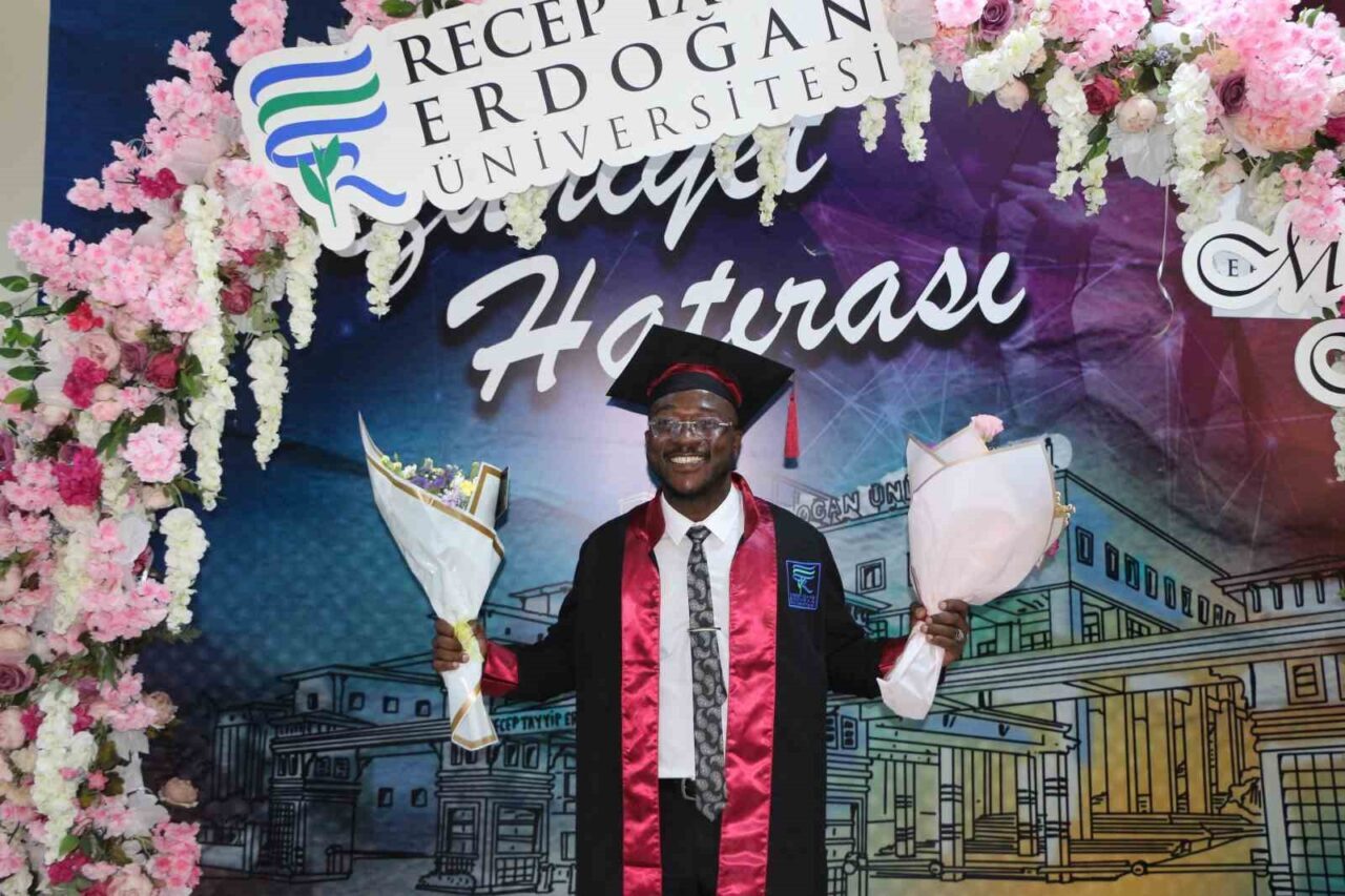 Rize’nin Ganalı horoncusu mezun oldu