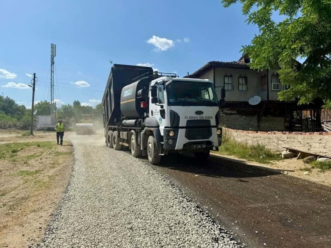 Sinop’ta asfalt sezonu başladı