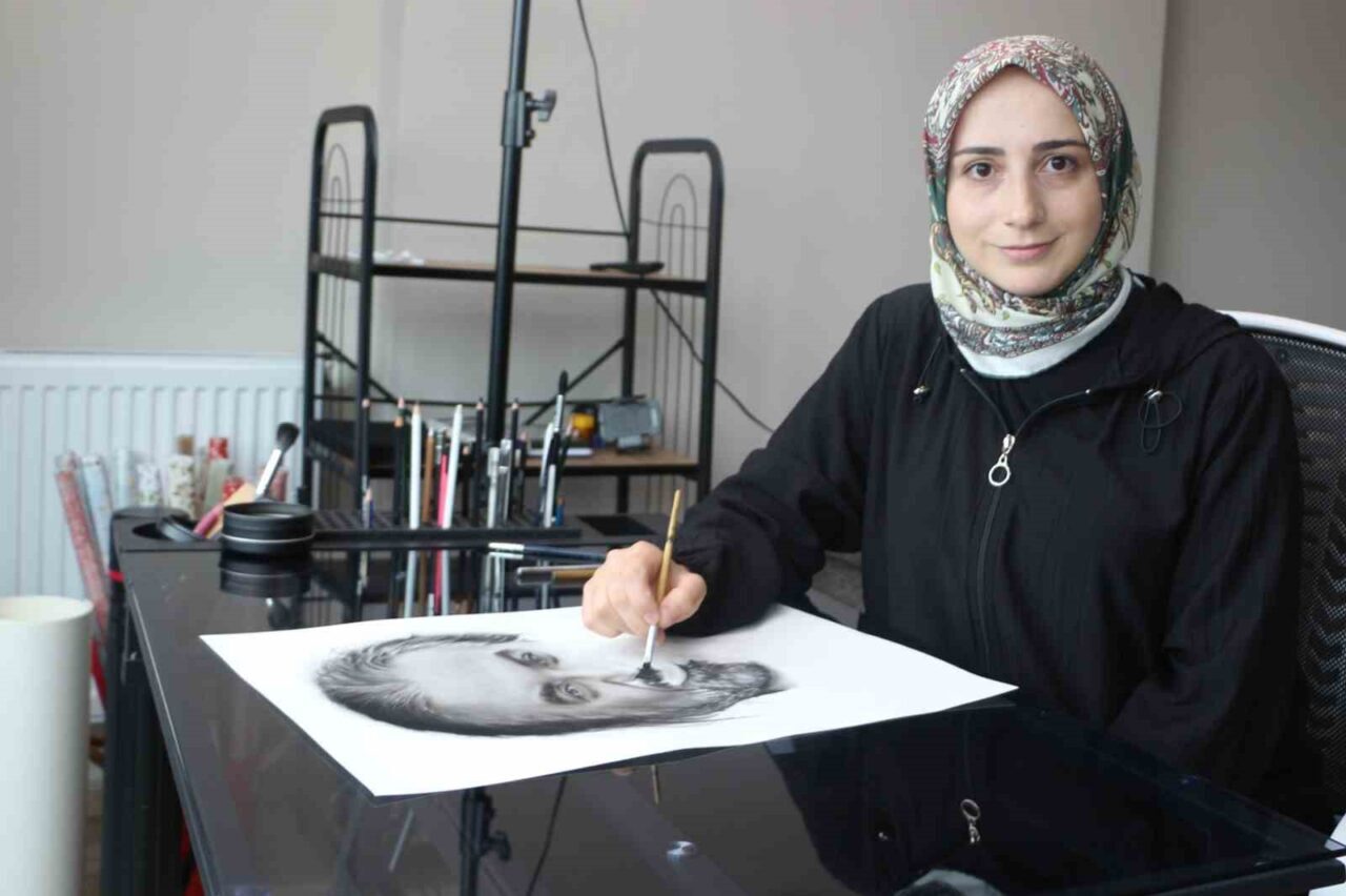 Sosyal medyadan görerek çizdikleri hayran bırakıyor