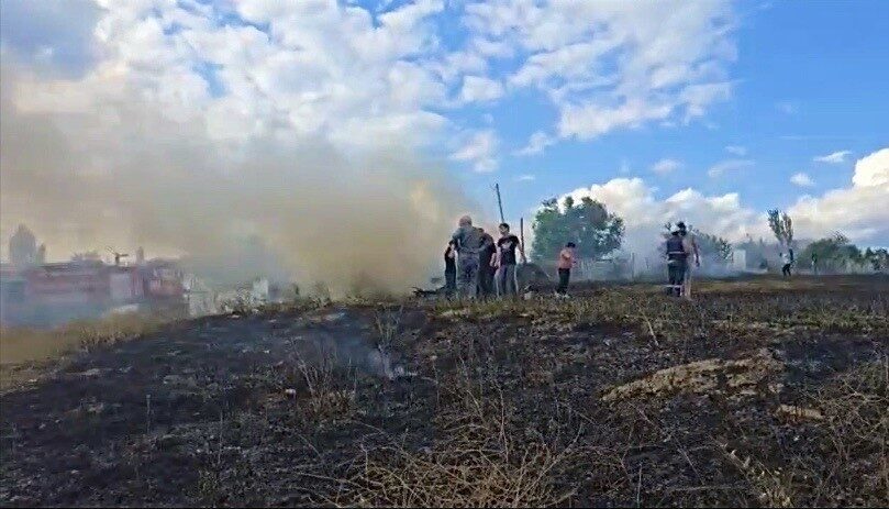 Tarlayı ateşe verdi, polis izini 96 saatte buldu