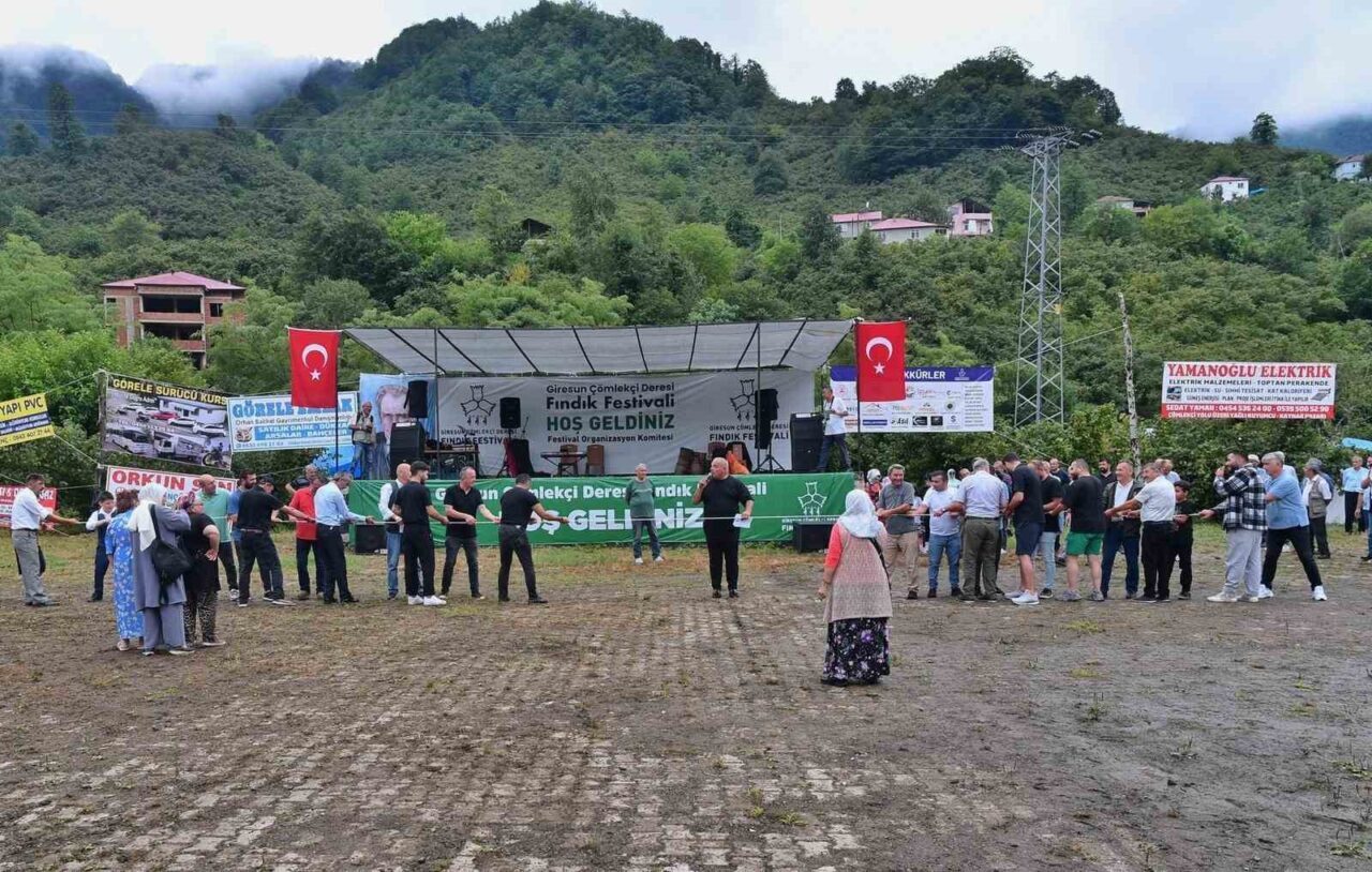 13. Giresun Çömlekçi Deresi Fındık Festivali gerçekleştirildi