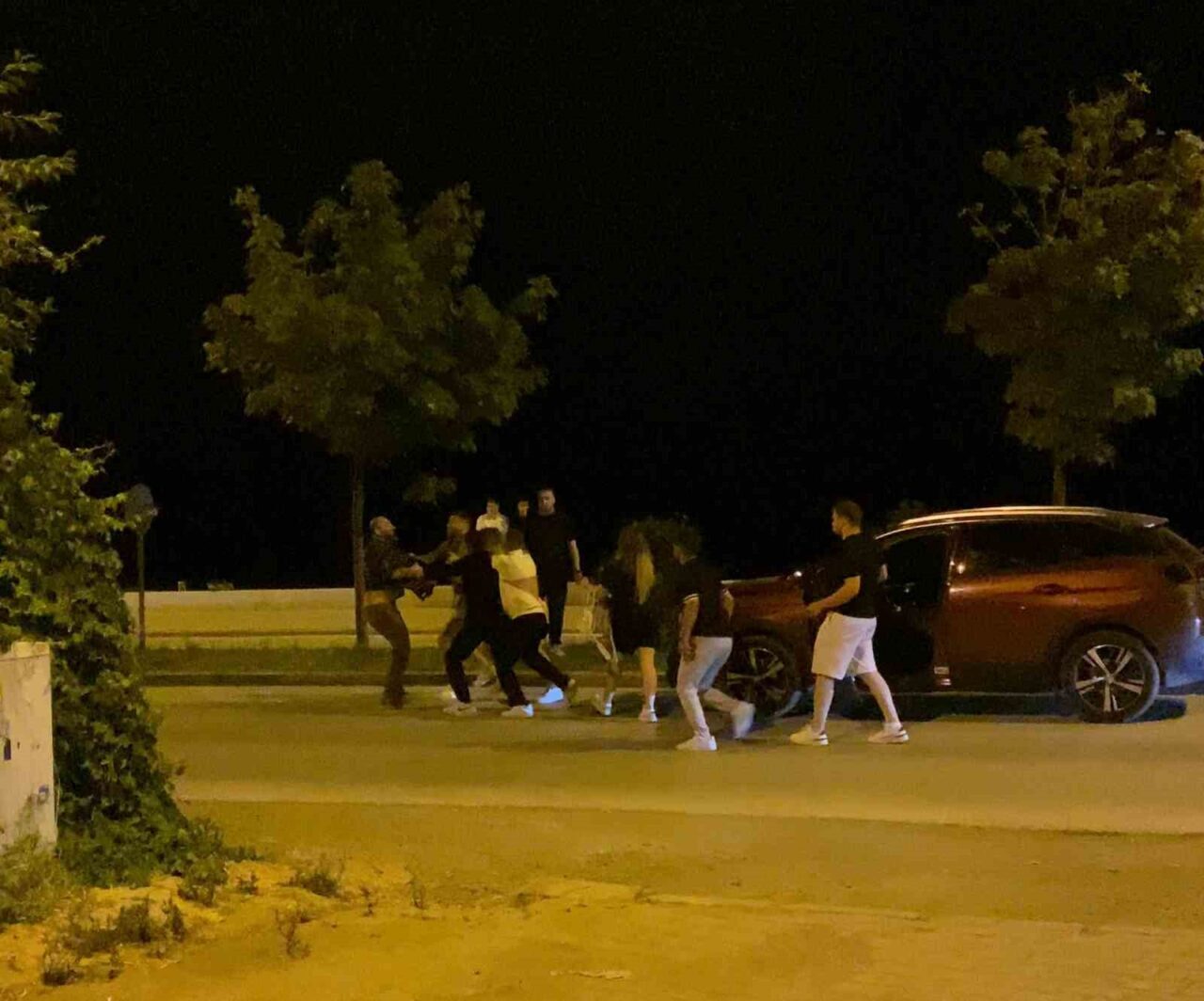 Atakum’da gergin anlar