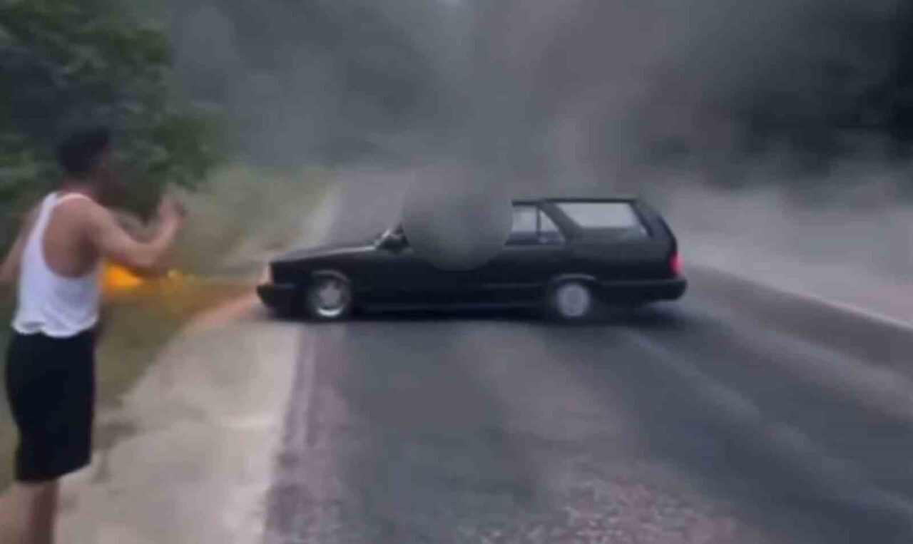 Drift görüntülerini sosyal medyada paylaştı, 55 bin lira ceza yedi