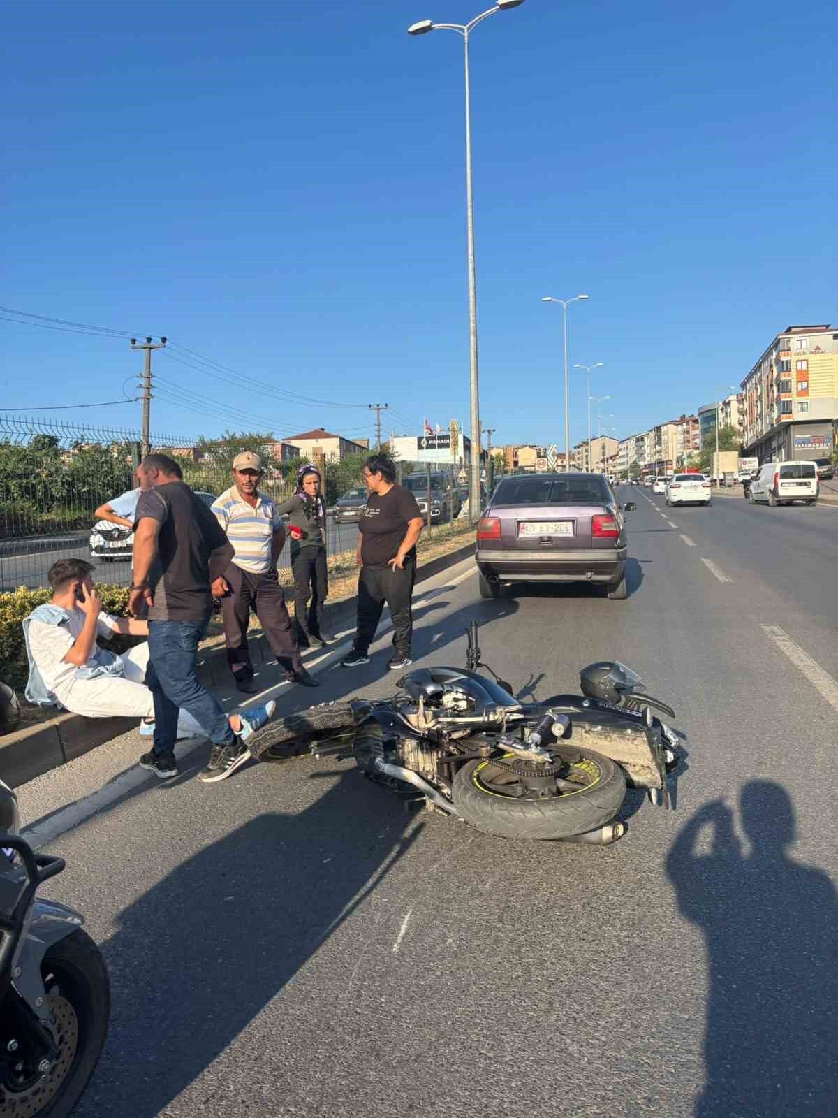 Ereğli’de motosiklet kazası: 1 yaralı