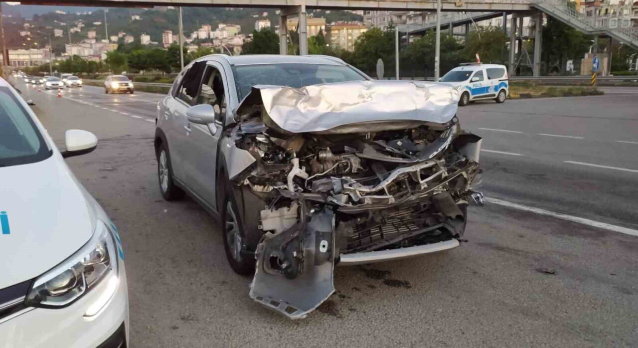 Giresun’da iki ayrı trafik kazasında 7 kişi yaralandı