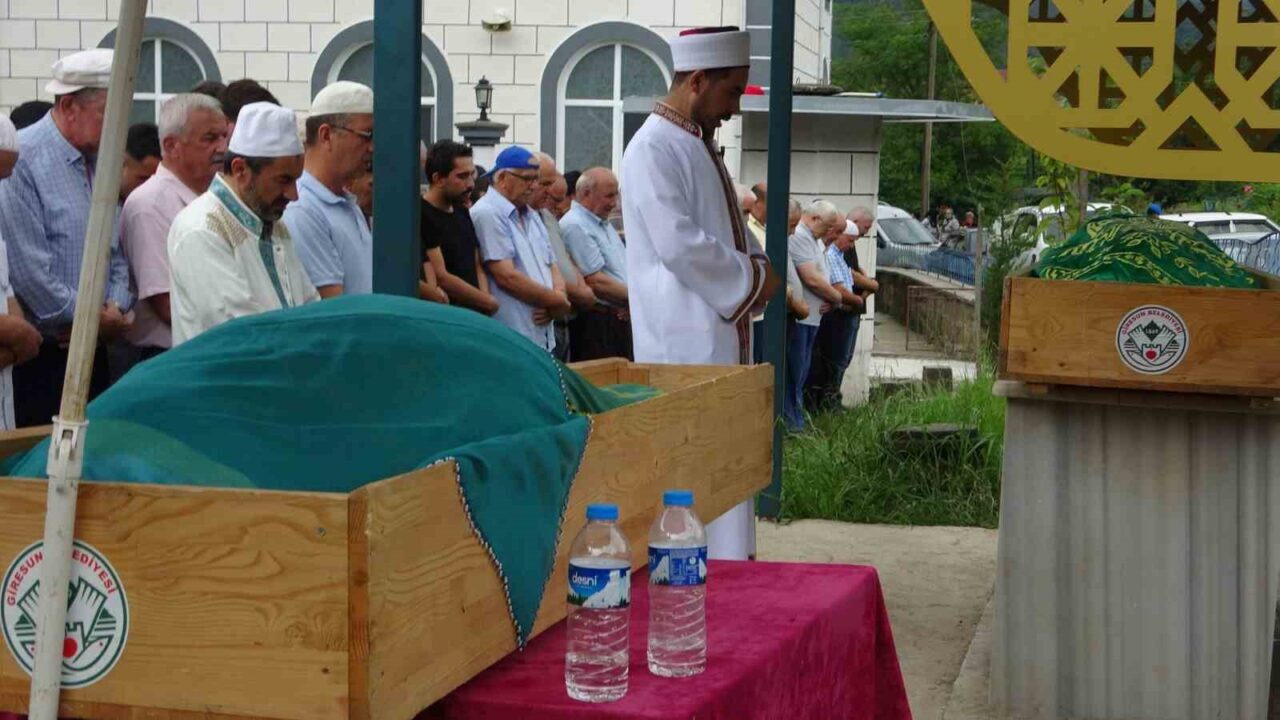 Giresun’un Kümbet Yaylası’ndaki mera kavgasında hayatını kaybeden karı-koca toprağa verildi