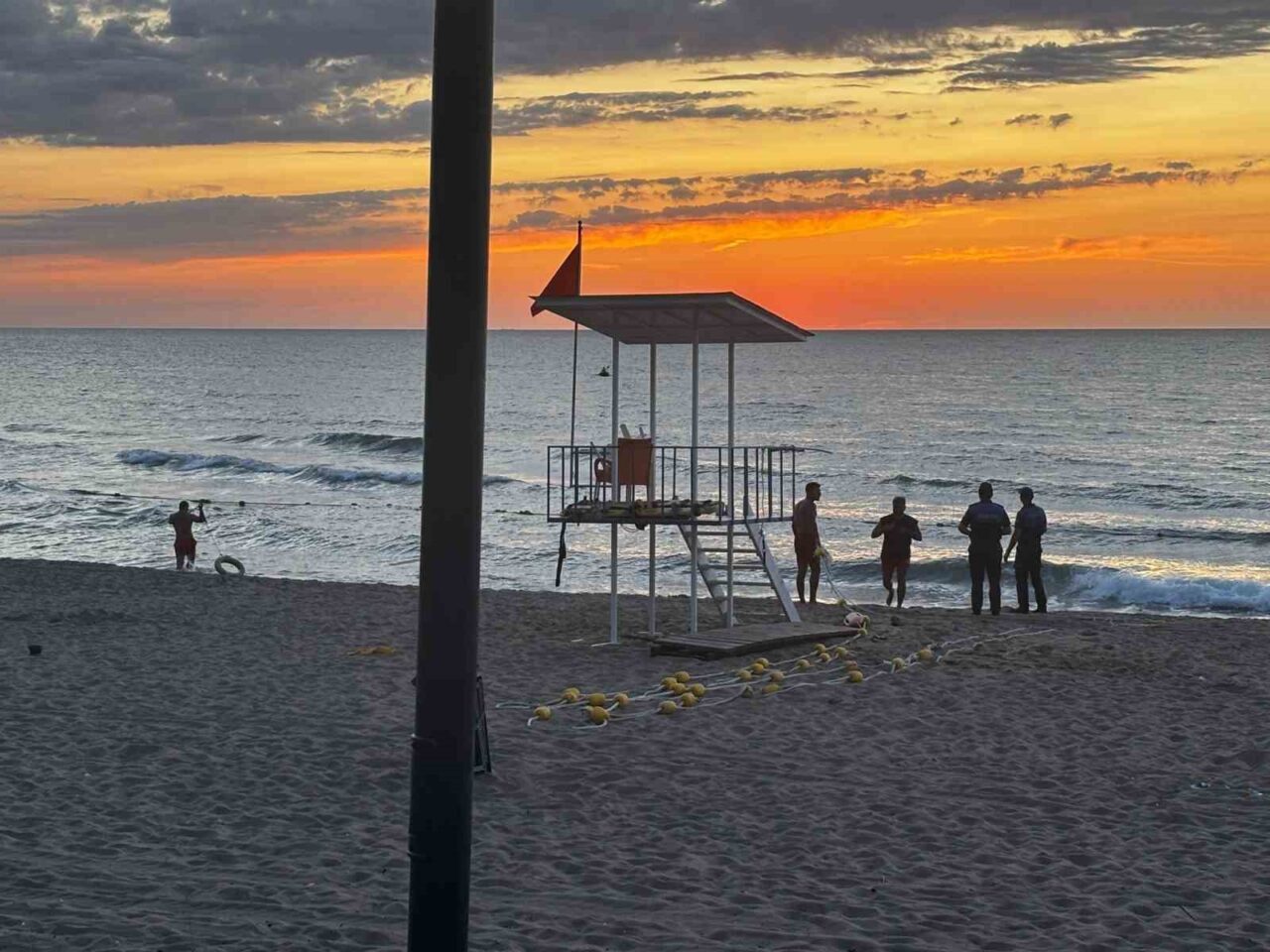 İnkumu’nda deniz akıntısı paniği