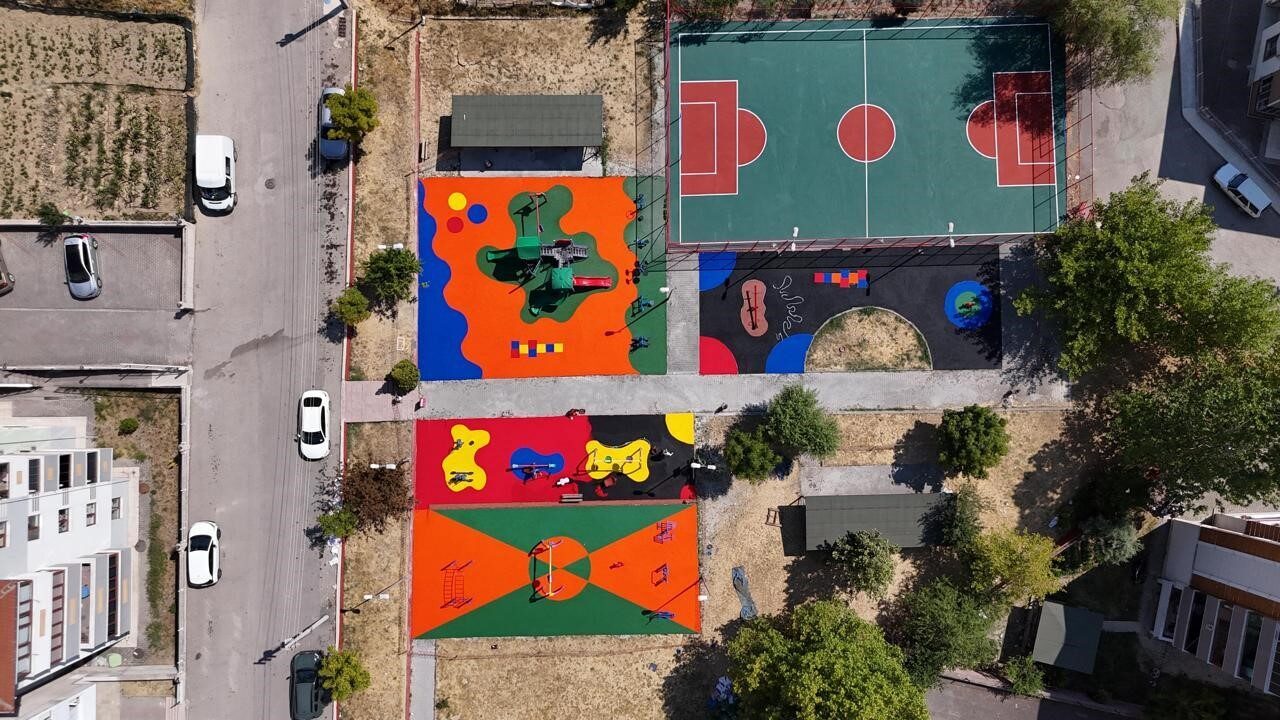 Karabük’te park ve spor alanları yenileniyor