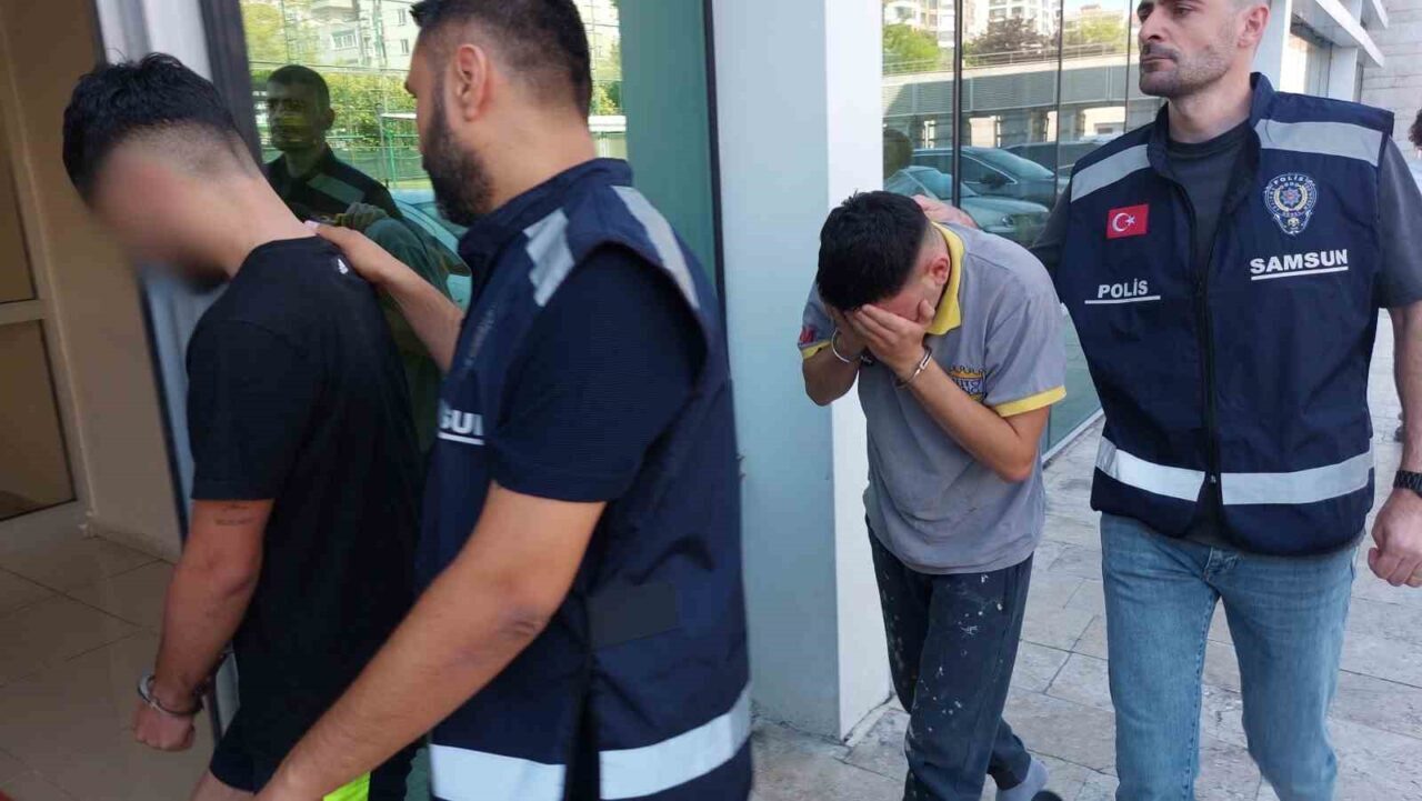 Okuldan para çalan 2’si çocuk 4 kişi yakalandı