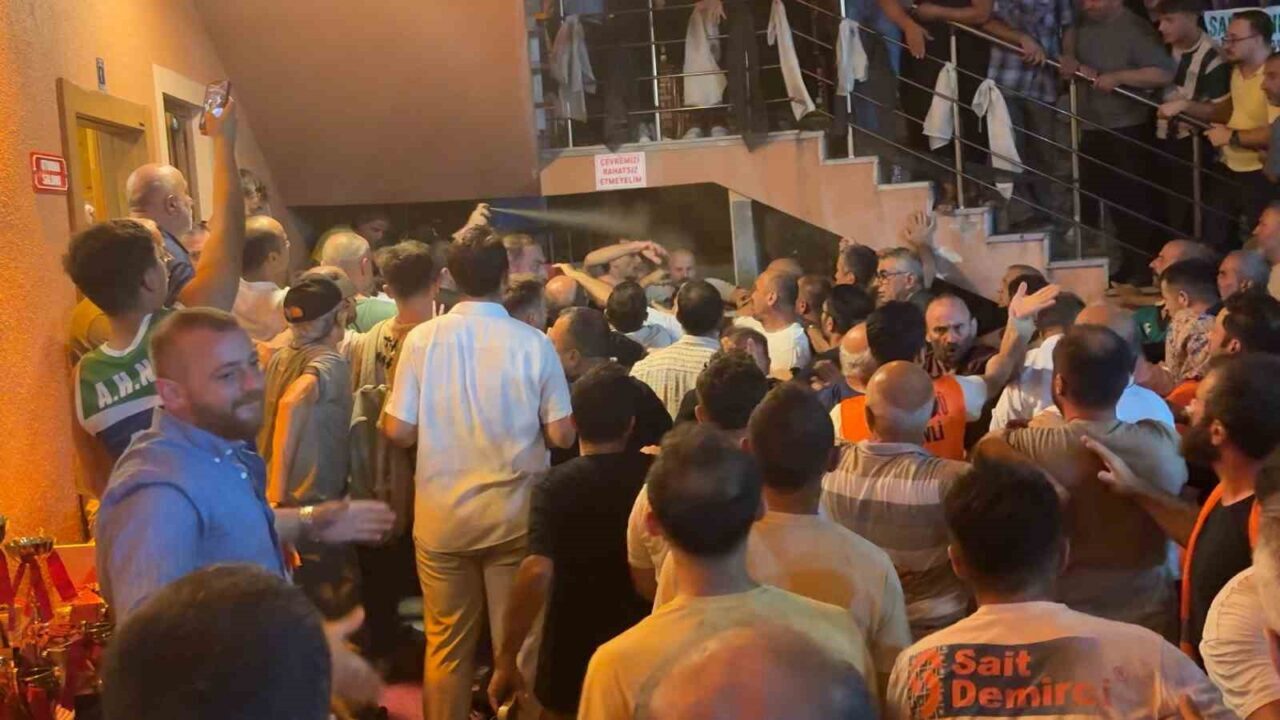 Rize’de birlik ve beraberlik maçında kavga çıktı