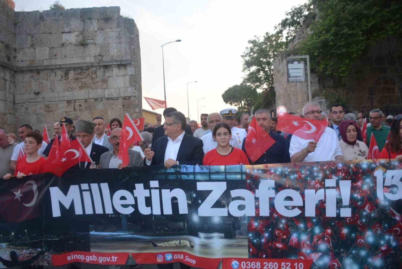 Sinop’ta 15 Temmuz Demokrasi Zaferi