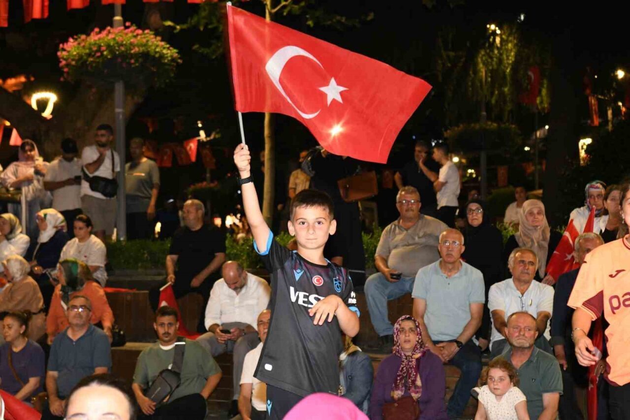 Trabzon’da "15 Temmuz Demokrasi ve Milli Birlik Günü" anma programı