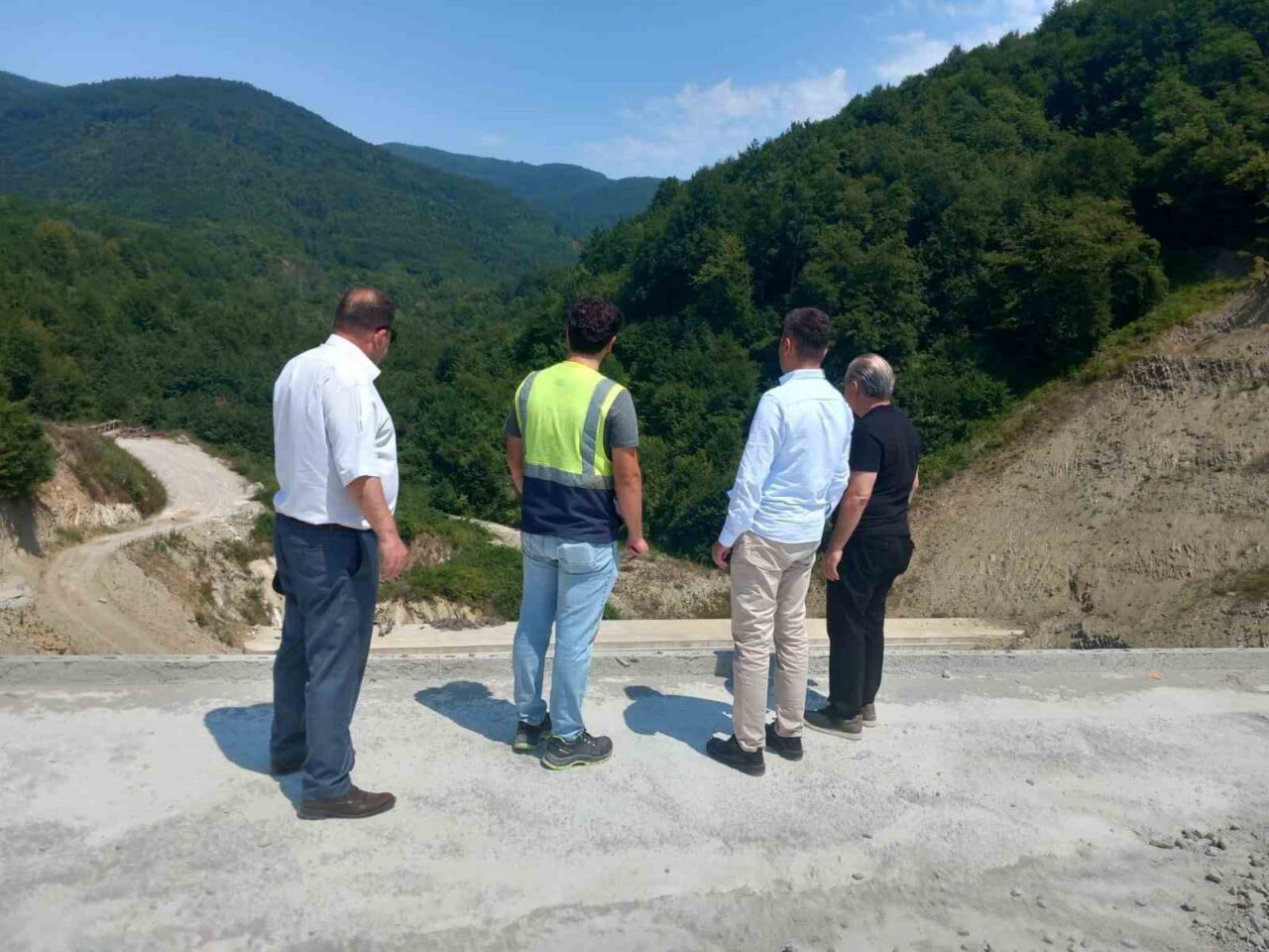 Türkeli’de Zimari Göleti’nde çalışmalar sona yaklaşıyor