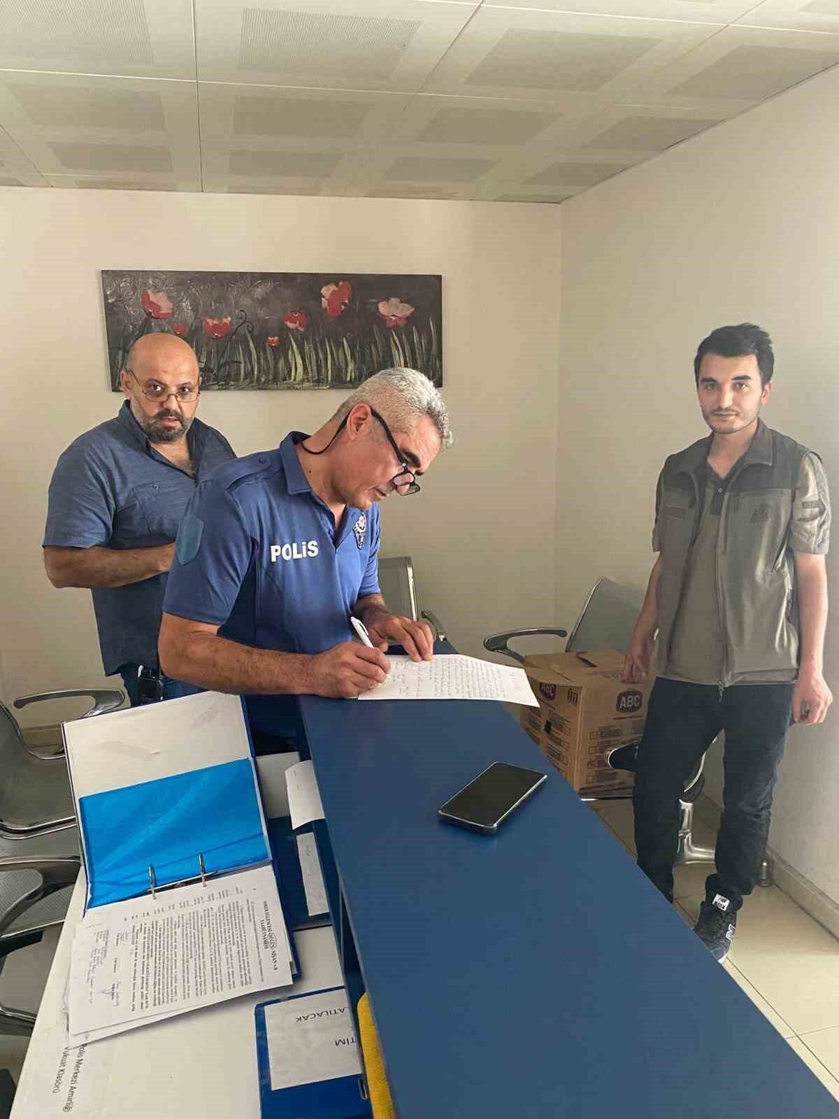 Yaralı halde bulunan kızıl şahin koruma altına alındı