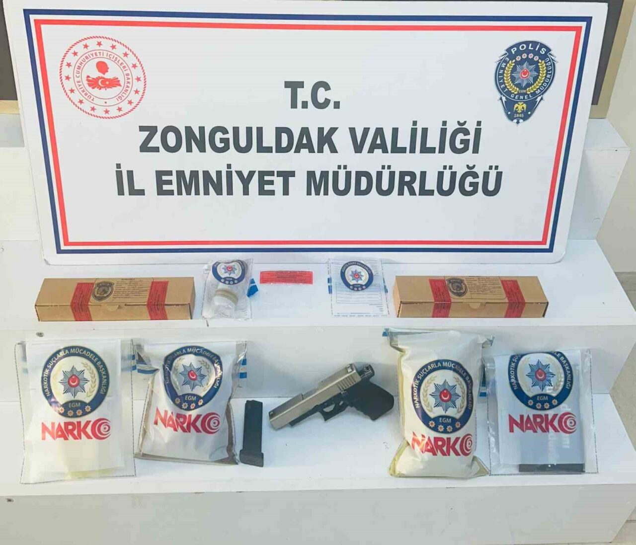 Zonguldak’ta narkotik operasyonunda 1 şüpheli tutuklandı