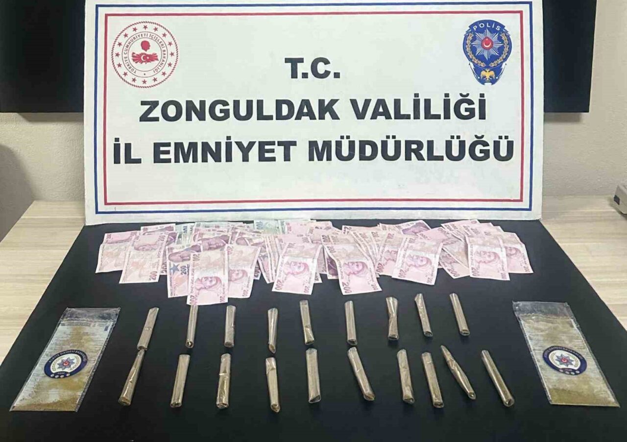 Zonguldak’ta uyuşturucu operasyonu: 3 tutuklama