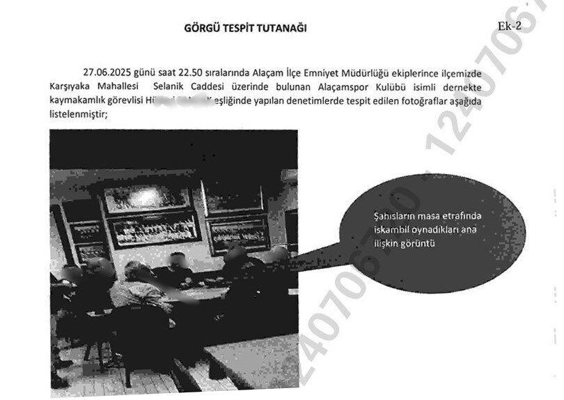 Alaçam Spor Kulübü Derneği’ne 4 ayda ikinci kumar baskını