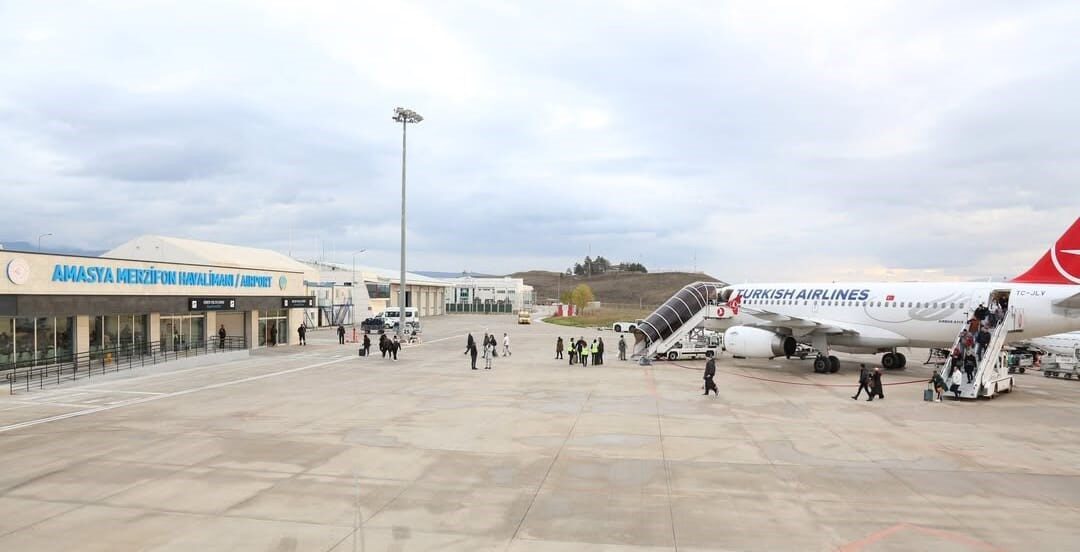 Amasya Merzifon Havalimanı Temmuz’da 12 bin 350 yolcuya hizmet verdi