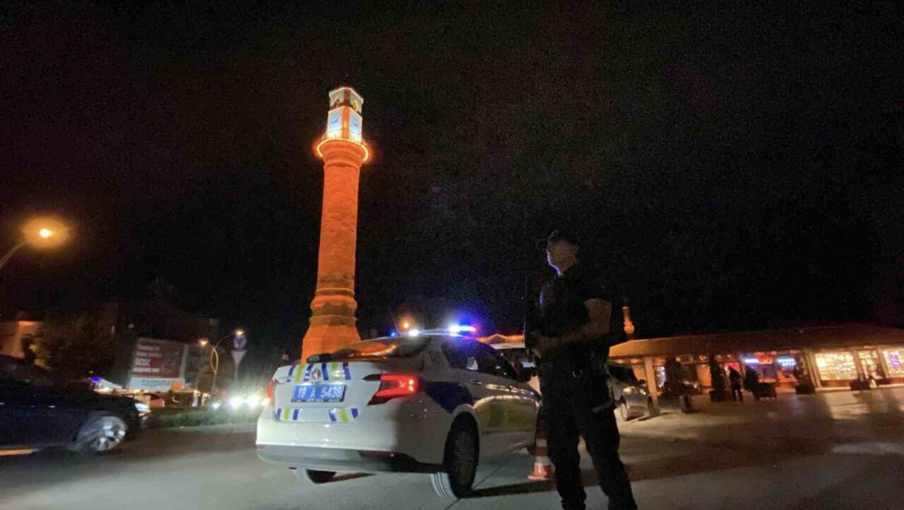 Çorum polisinden "Huzur" uygulaması: Cezalar yağdı