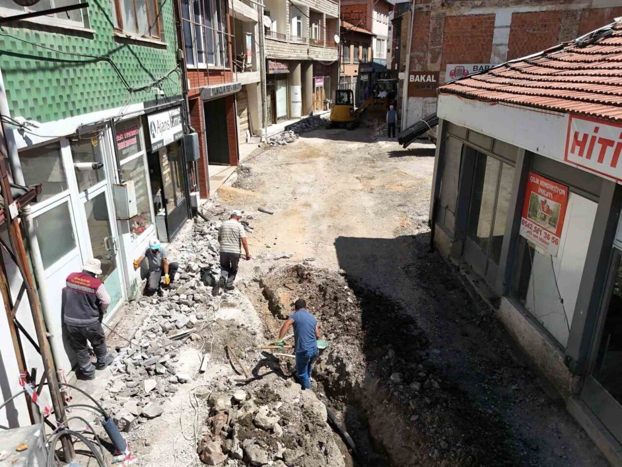 Çorum’un tarihi sokağında çehre değişiyor