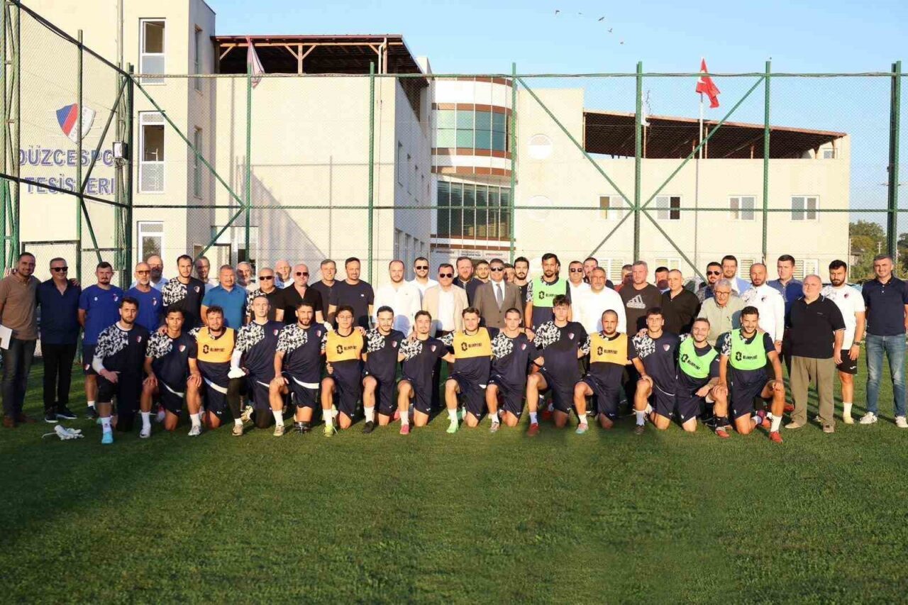 Düzcespor’a destek