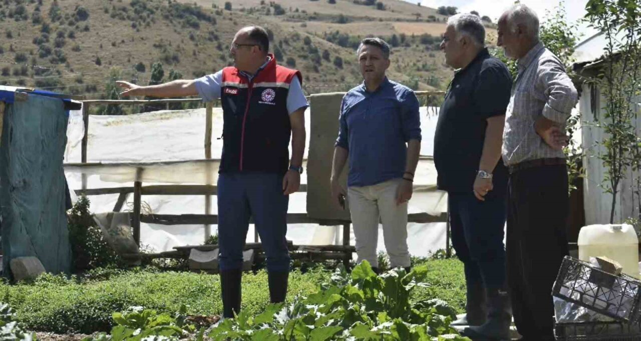 Eko-Köy’de tarımsal inceleme yapıldı