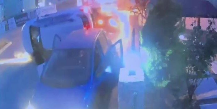 Karabük’te 3 kişinin yaralandığı zincirleme kaza kamerada