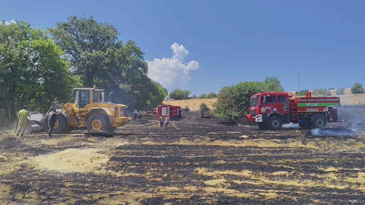 Karabük’te anız yangını kontrol altına alındı