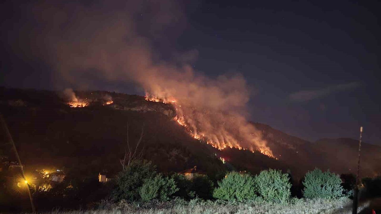 Orman yangınında 9 saat geride kaldı