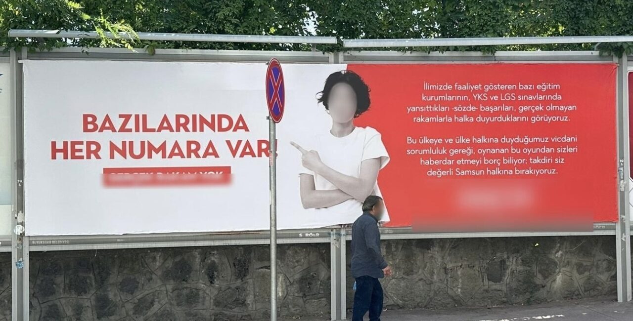 Özel kurslardan billboardlu "başarı" tartışması: "Halkı kandırıyorlar"