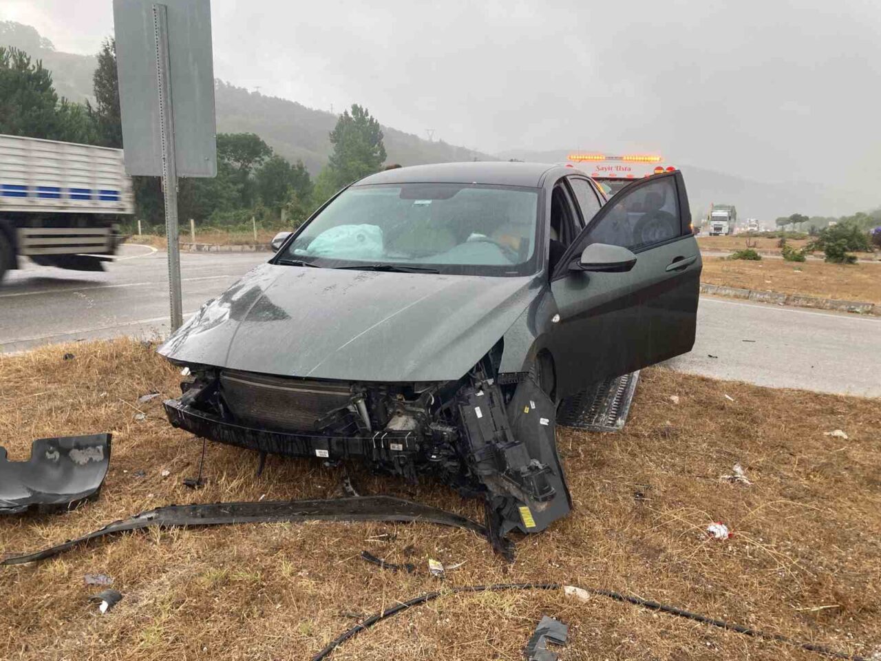 Samsun’da trafik kazası: 2 yaralı