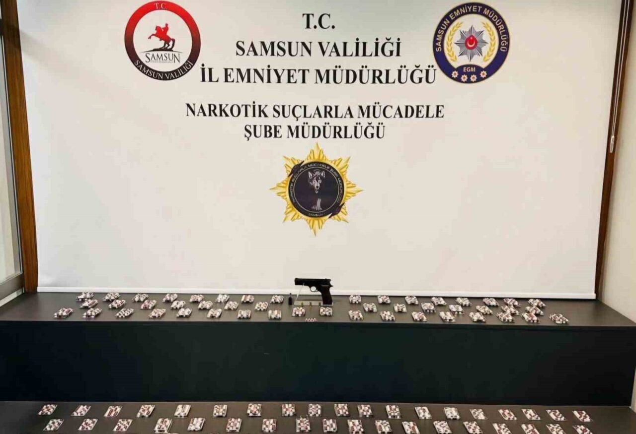 Samsun’da uyuşturucu operasyonu: 5 kişi yakalandı