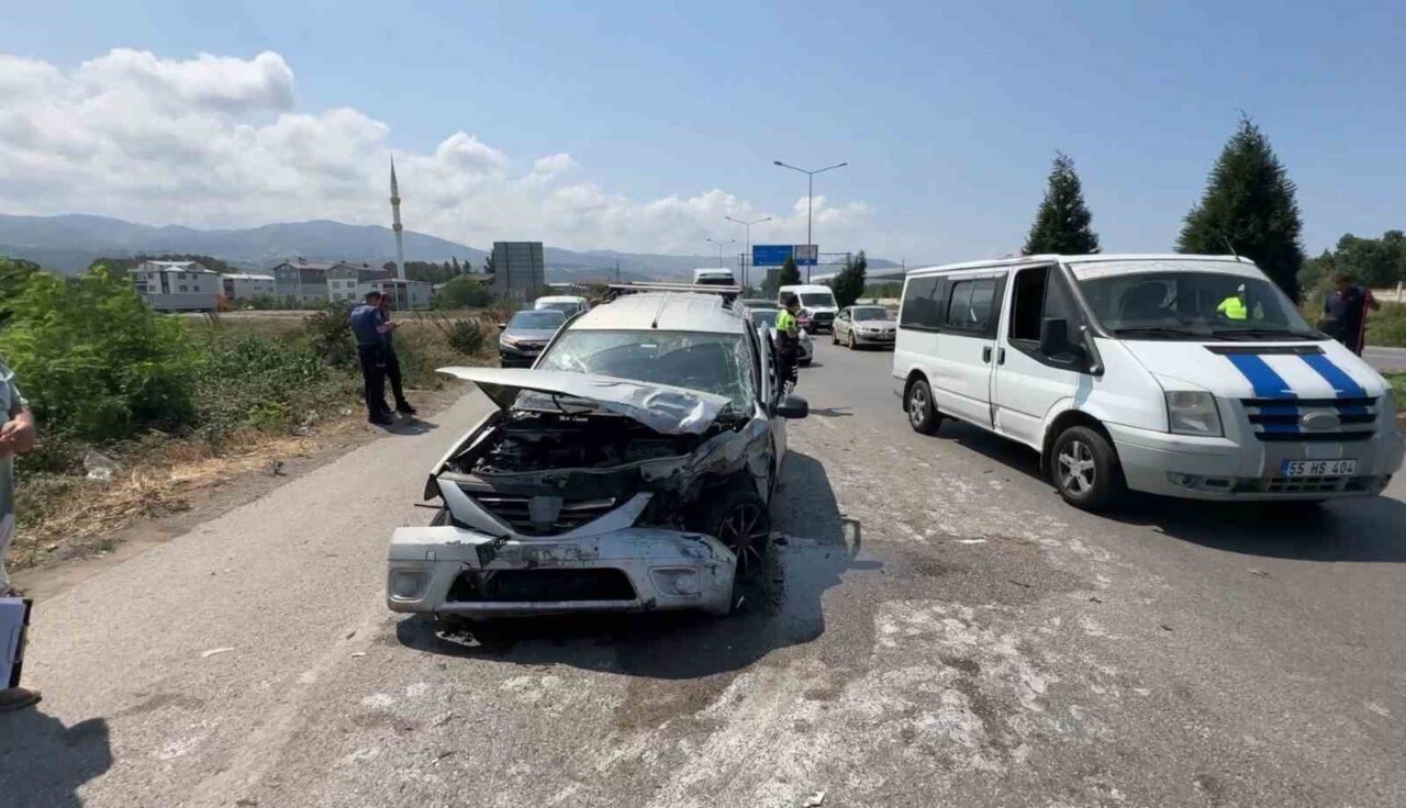 Samsun’da zincirleme trafik kazası: 6 yaralı