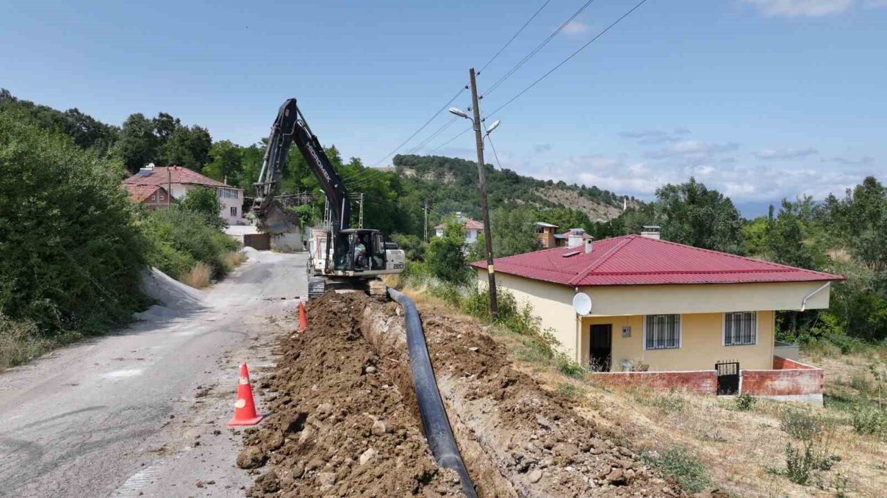 Samsun’un Havza ilçesinde yeni içme suyu hattı