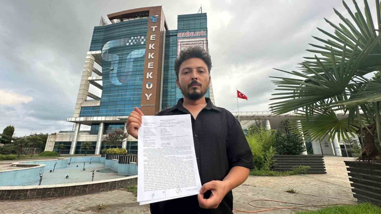 Tekkeköy Belediyesi’nde muhabire darp