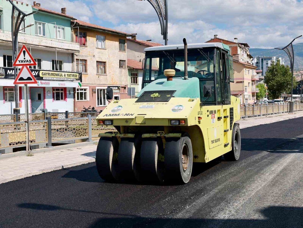 Tokat Belediyesi’nden eski niksar yolu kavşağı’na modern dokunuş