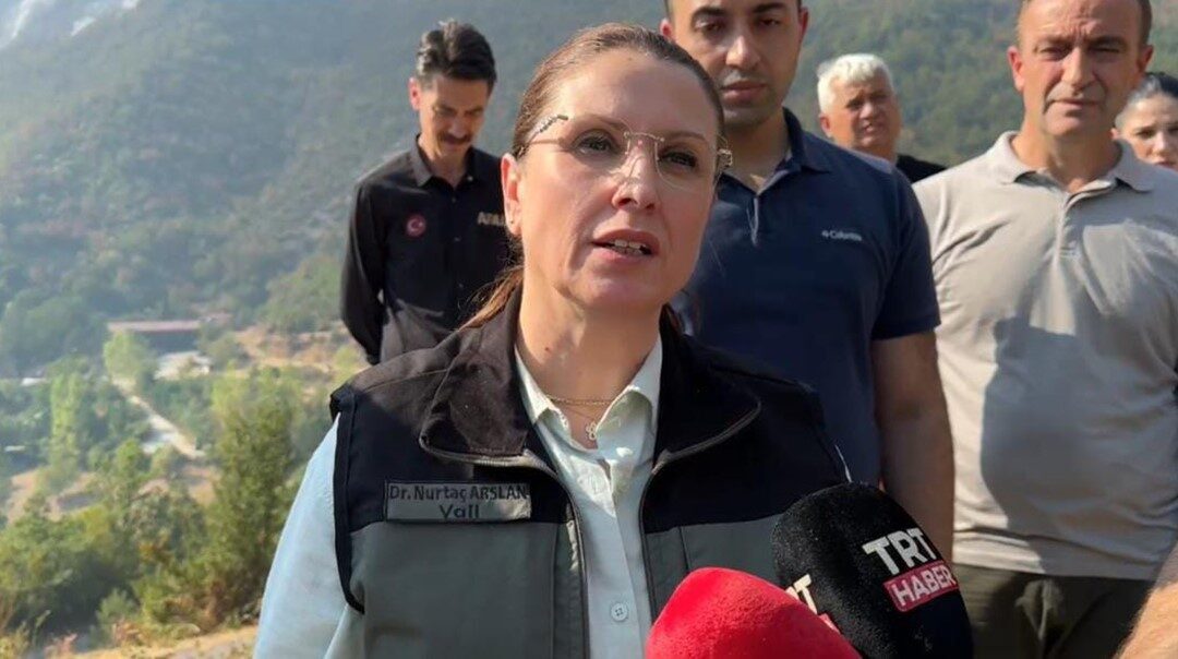 Vali Arslan’dan yangına ilişkin açıklama