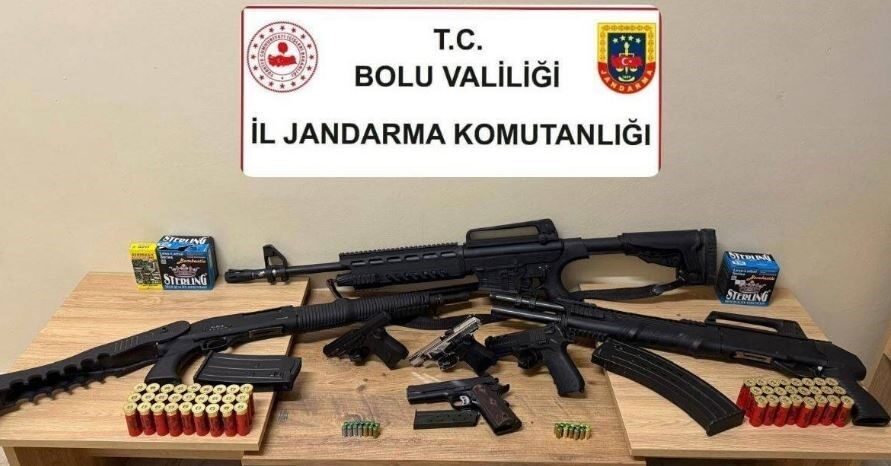 Bolu’da düğün magandalarına geçit yok: 7 silah ele geçirildi